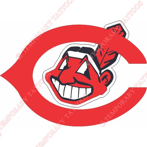 Cleveland Indians Customize Temporary Tattoos Stickers NO.1548